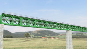 Eisenbahnbrücke Zwettl, Eumoba 1:87 3d-Modell